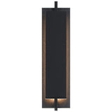 Tribek Outdoor Wall Sconce 21 Inch Black By Eurofase