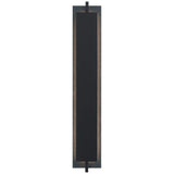 Tribek Outdoor Wall Sconce Medium Black By Eurofase
