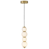 Trigo Extra Small Pendant - Lacquered Brass - by Hinkley