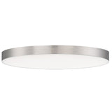 Trim Round Flush Mount By Maxim Lighting 11 Inch Satin Nickel