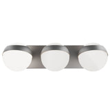 Tripoli Wall Sconce 4CCT Small Brushed Nickel By WAC Lighting