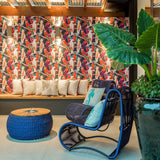 Triton Ceramic Wall Light by Geo Contemporary installed in a styled interior - lifestyle view 2