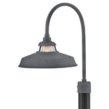 Troyer Medium Post Mount Lantern - Aged Zinc - by Hinkley