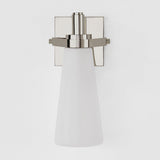 Trude Wall Sconce Polished Nickel By Hudson Valley - Front View
