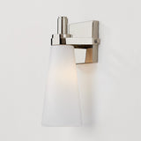 Trude Wall Sconce Polished Nickel By Hudson Valley - With Light