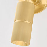 Truett Task Wall Light Aged Brass By Hudson Valley - Detailed View