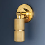 Truett Task Wall Light Aged Brass By Hudson Valley - Side View2
