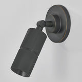 Truett Task Wall Light Distressed Bronze By Hudson Valley - Side View1