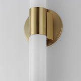 Tubo Bath Vanity Light Natural Aged Brass by Maxim Lighting