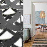 Tui Pendant Light Bamboo Bamboo Black Black By David Trubridge Lifestyle View