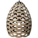 Tui Pendant Light Large Bamboo Black By David Trubridge