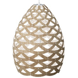 Tui Pendant Light Large Bamboo White By David Trubridge