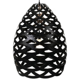 Tui Pendant Light Large Black Black By David Trubridge