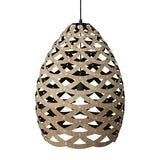 Tui Pendant Light Medium Bamboo Black By David Trubridge