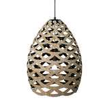 Tui Pendant Light Small Bamboo Black By David Trubridge