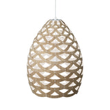 Tui Pendant Light Small Bamboo White By David Trubridge
