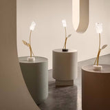 Tulip Battery Portable Lamp By Slamp, Finish: Black / White