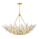 Tulip Chandelier - 12-Light - Gold Leaf by Hudson Valley