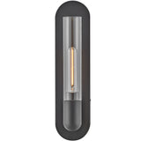 Tully Wall Sconce Black By Lark Living - Front View