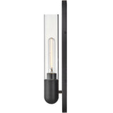 Tully Wall Sconce Black By Lark Living - Side View1