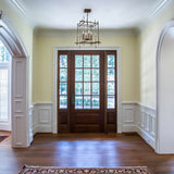 Tura Chandelier lifestyle view by Hubbardton Forge