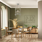 Tura Chandelier lifestyle view by Hubbardton Forge