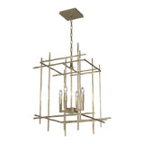 Tura Chandelier Medium in Soft Gold by Hubbardton Forge