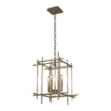 Tura Chandelier Small in Soft Gold by Hubbardton Forge