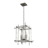 Tura Chandelier Small in Sterling by Hubbardton Forge