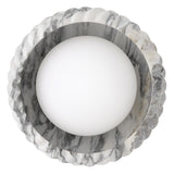 Tura LED Sconce - White Marble
