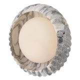 Tura LED Sconce - White Marble