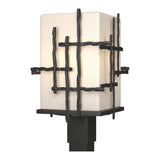 Tura Outdoor Post Lantern in Coastal Black by Hubbardton Forge