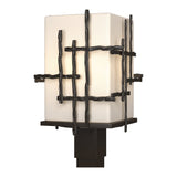 Tura Outdoor Post Lantern in Coastal Oil Rubbed Bronze by Hubbardton Forge