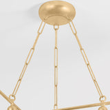 Turner Chandelier Medium By Hudson Valley - Canopy View