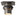 Twilight Dark Sky Friendly Outdoor Flush Mount Small, shown in Coastal Dark Smoke, by Hubbardton Forge