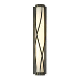 Twine Wall Sconce, shown in Dark Smoke, by Hubbardton Forge
