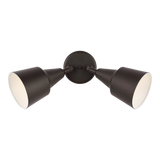 Two Light Adjustable Swivel Flood Light Antique Bronze By Generation Lighting