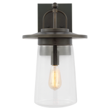 Tybee Outdoor Wall Lantern Antique Bronze Large By Generation Lighting