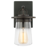Tybee Outdoor Wall Lantern Antique Bronze Small By Generation Lighting