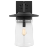 Tybee Outdoor Wall Lantern Black Extra Large By Generation Lighting