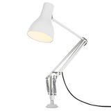 Type 75 Mini Desk Lamp Alpine White By Anglepoise - Side View1