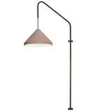 Ubatuba Ceramic Swing Arm Wall Light Sand By Geo Contemporary - Side View
