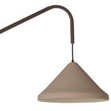 Ubatuba Ceramic Swing Arm Wall Light Sand By Geo Contemporary