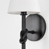 Ulburgh Wall Sconce Aged Iron By Hudson Valley Detailed View2