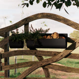Uma Balcony Box Large Black By Ferm Living - Lifestyle View