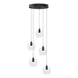 Ume 5 Light Pendant Black CG Standard By Hubbardton Forge