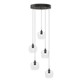 Ume 5 Light Pendant Dark Smoke CG Long By Hubbardton Forge