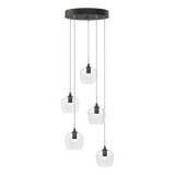 Ume 5 Light Pendant Dark Smoke CG Standard By Hubbardton Forge