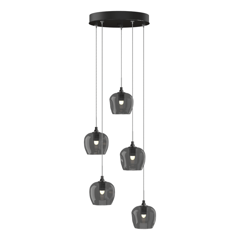 Ume 5 Light Pendant Ink CGG Long By Hubbardton Forge