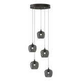 Ume 5 Light Pendant Natural Iron CCG Standard By Hubbardton Forge